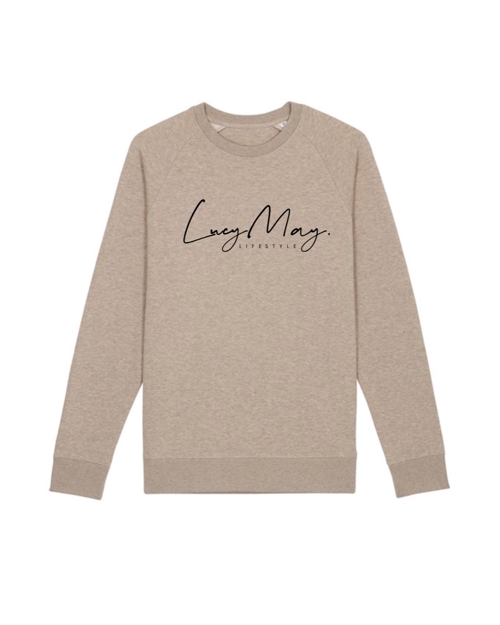 Lucy May Lifestyle Oversized Sweatshirt Heather Sand - Lucy May