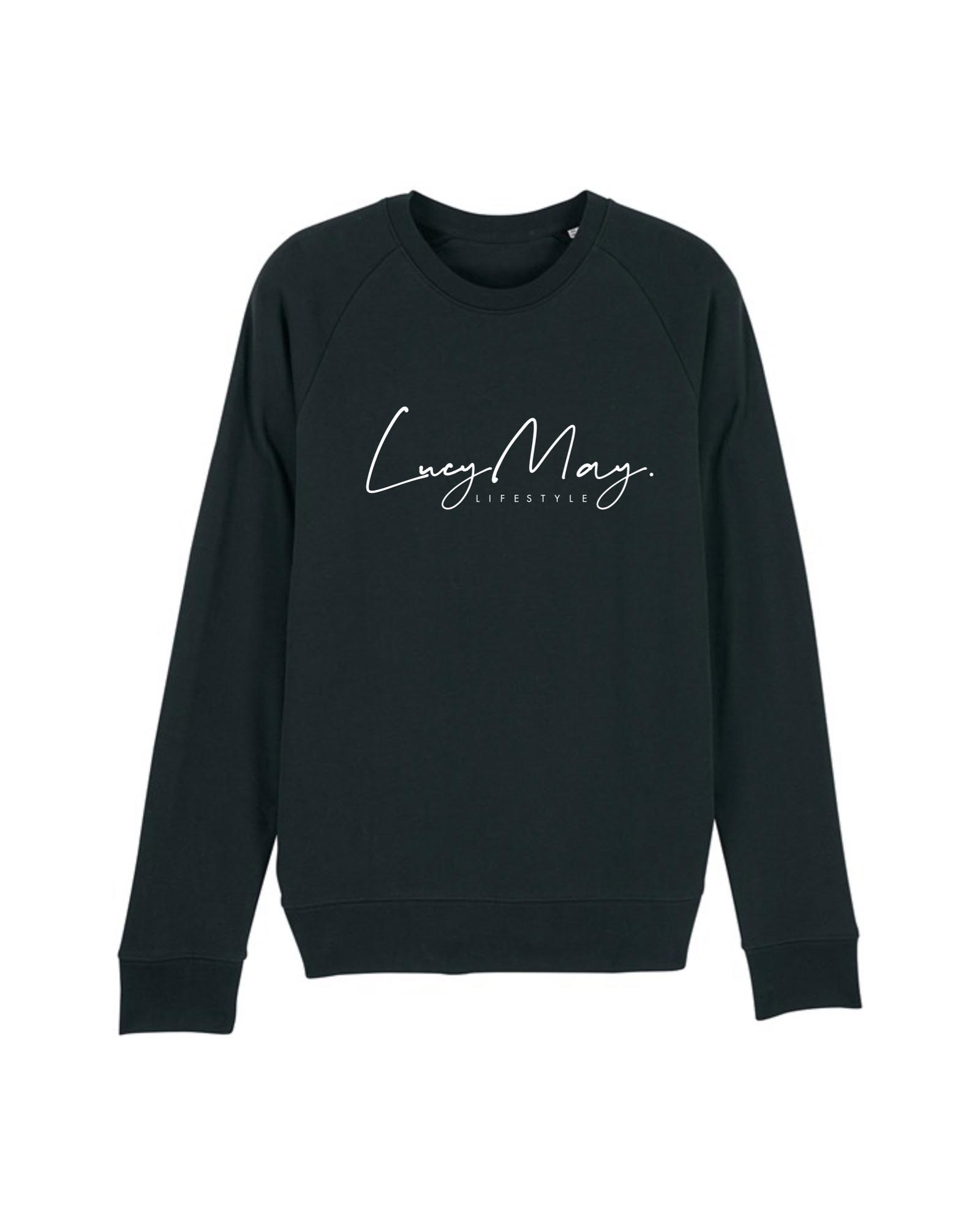 Lucy May Lifestyle Oversized Sweatshirt Black - Lucy May Lifestyle